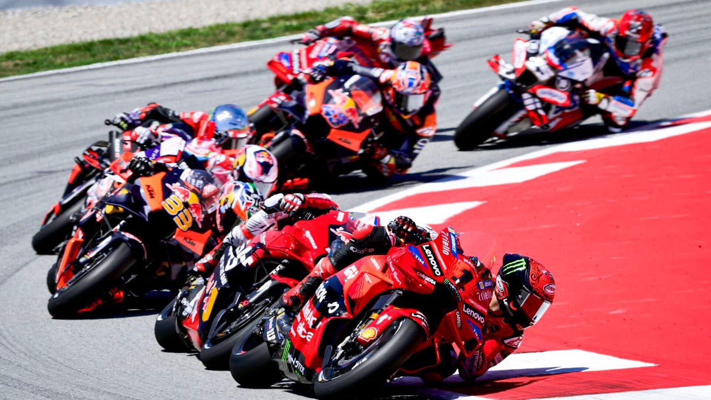 La course des Moto GP