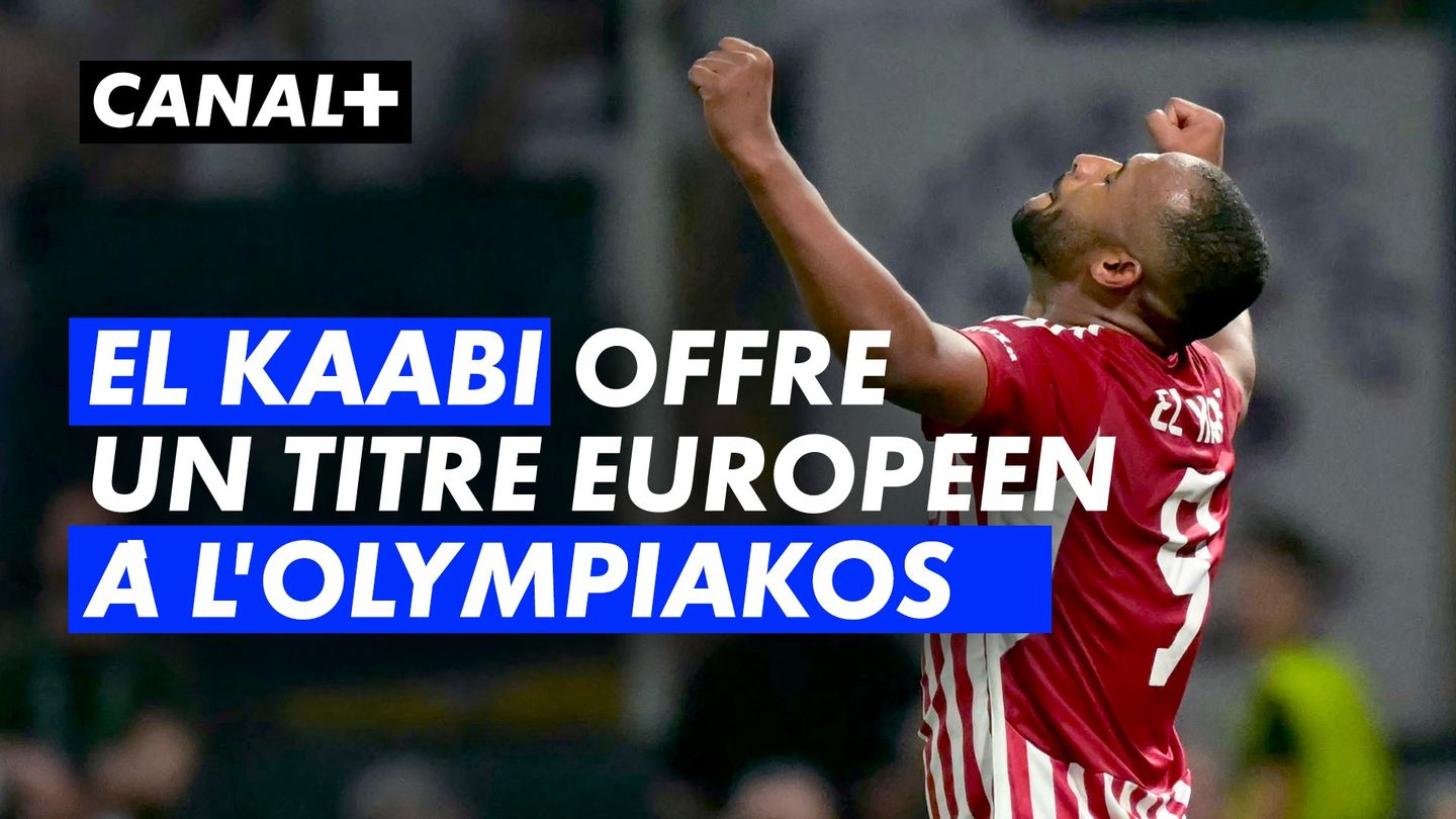 Le but de El Kaabi qui offre la Ligue Europa Conference à L'Olympiakos