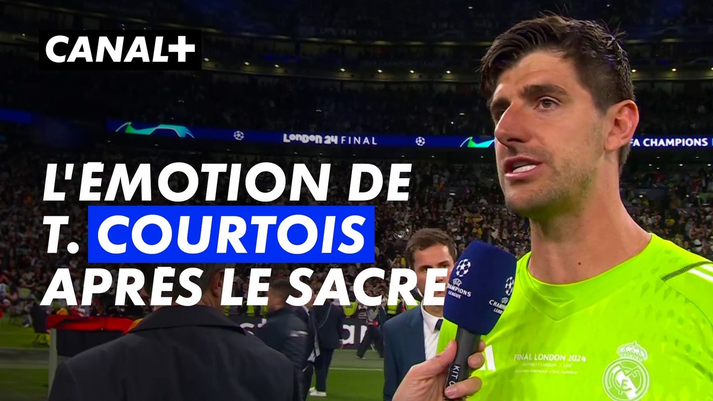 L'émotion de Thibaut Courtois après la 15e Ligue des champions du Real Madrid