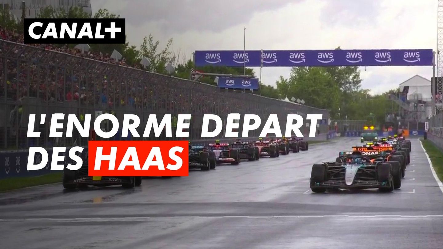 Sous la pluie, les deux Haas réalisent un énorme départ lors du Grand Prix du Canada