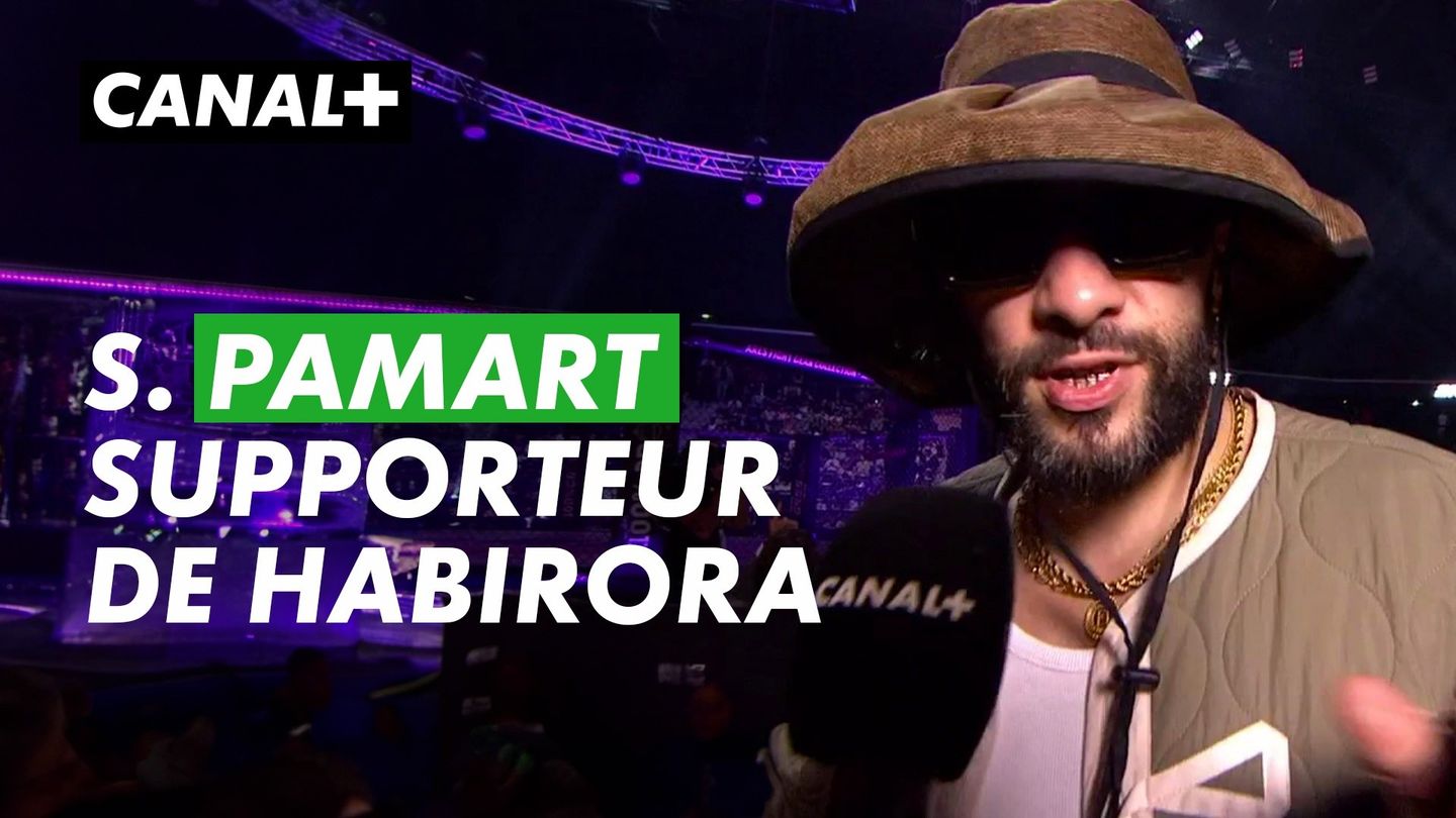 L'artiste Sofiane Pamart est venu supporter son ami Patrick Habirora à ARES 22