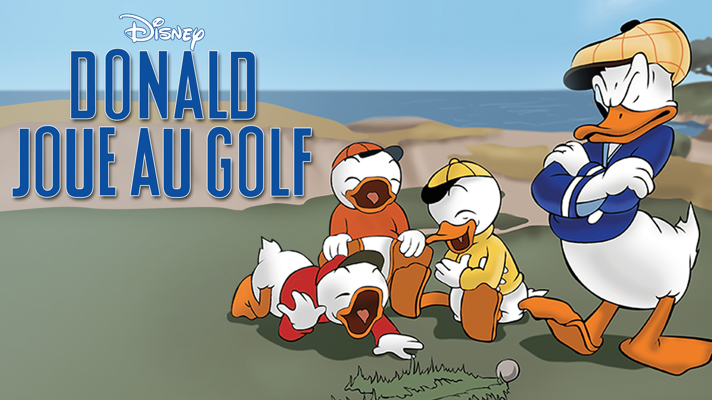 Donald joue au golf