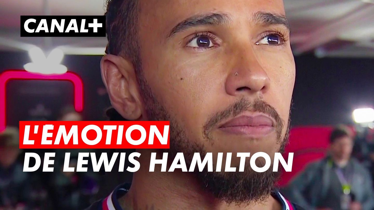 L'émotion de Lewis Hamilton - Grand prix de Grande Bretagne