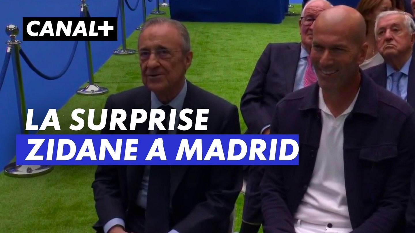 L'arrivée surprise de Zinedine Zidane