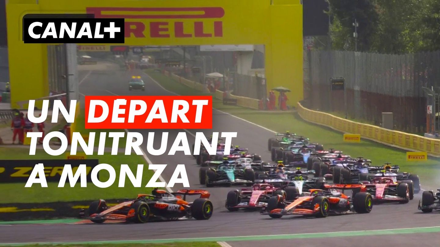 Le départ fou du Grand Prix d'Italie