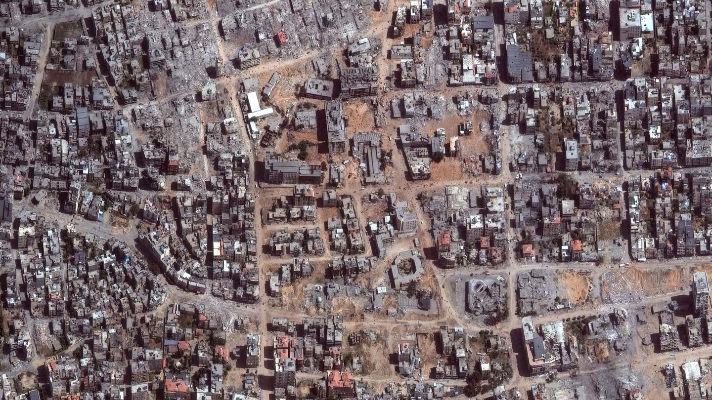 Gaza : un an de destructions vues par images satellite