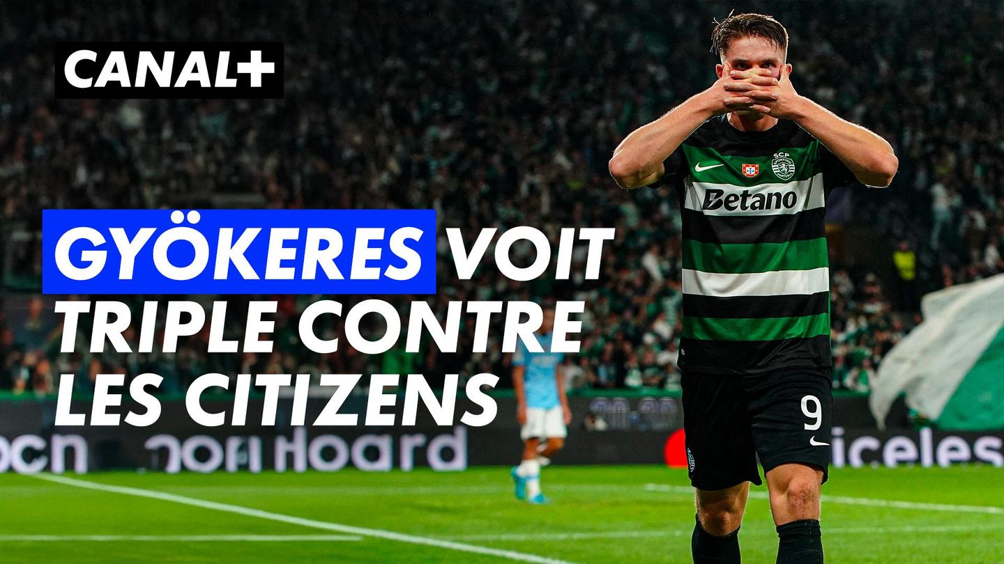 Viktor Gyökeres s'offre un triplé face à Manchester City