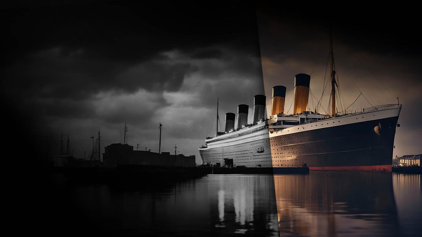 Titanic en couleur : les nouvelles images