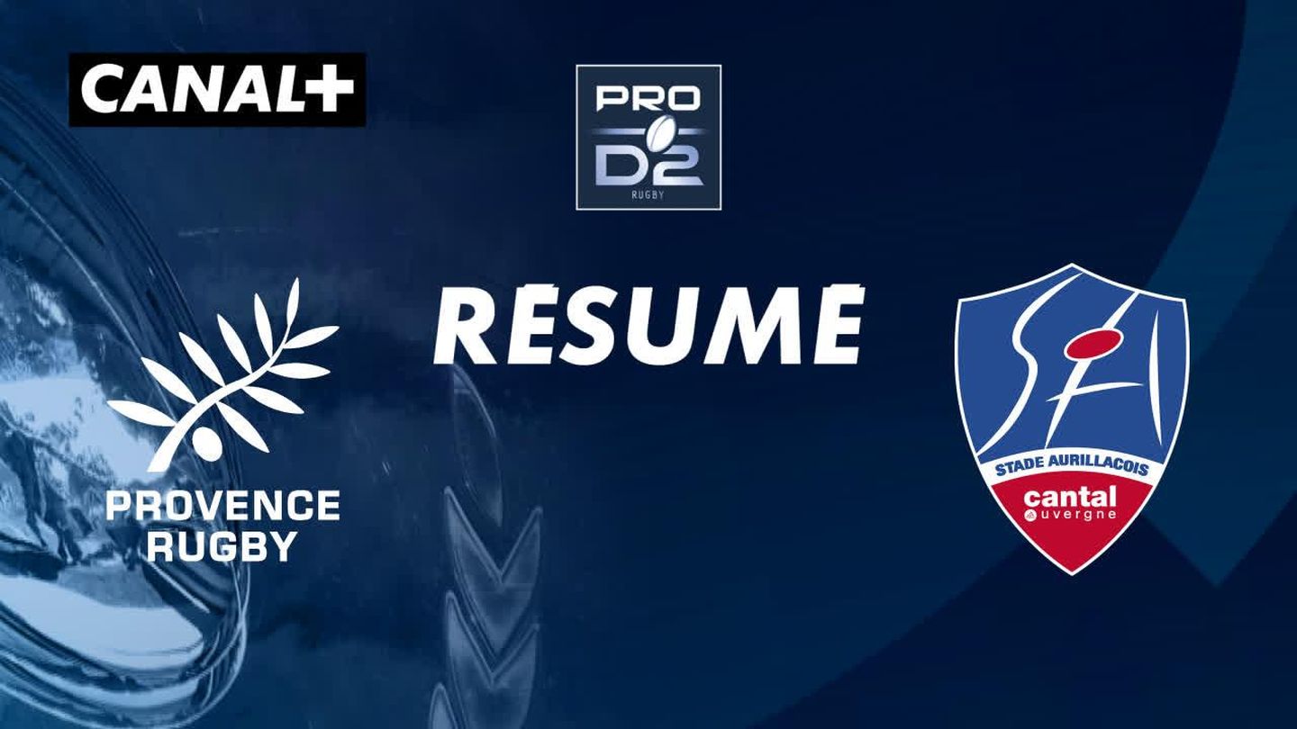 Le résumé de Provence Rugby / Aurillac - PRO D2 - 10ème journée