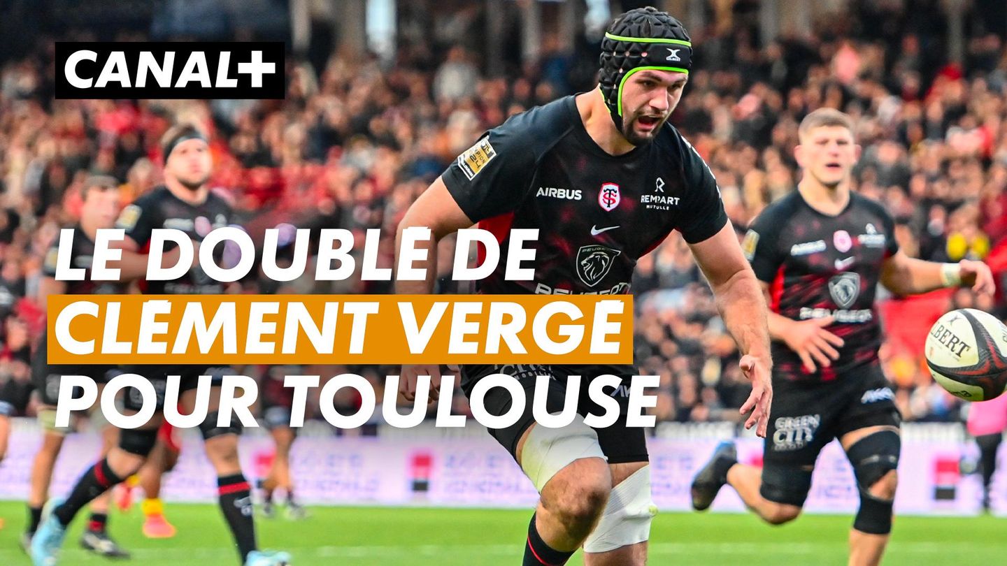 Clément Vergé auteur d'un doublé lors de la victoire toulousaine face à Perpignan