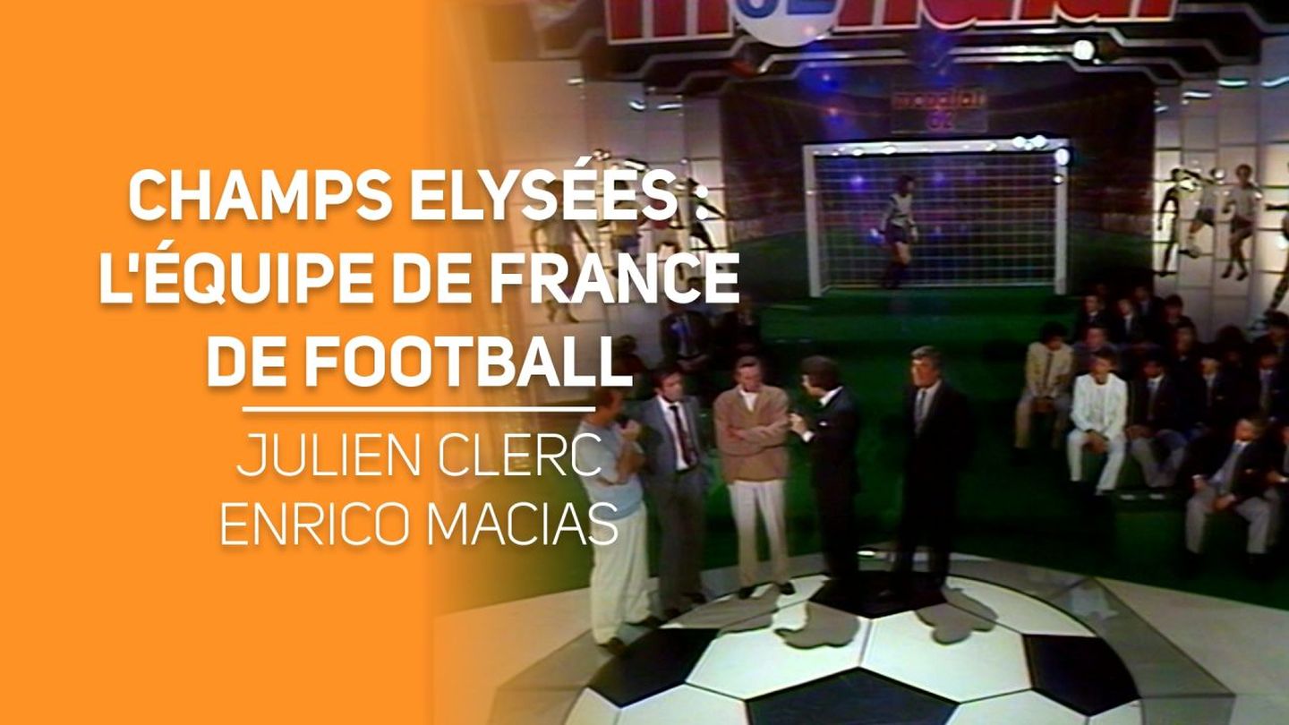 Champs Elysées - L'équipe de France de football