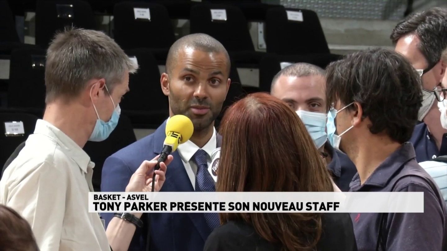 Tony Parker présente son nouveau staff pour la prochaine saison
