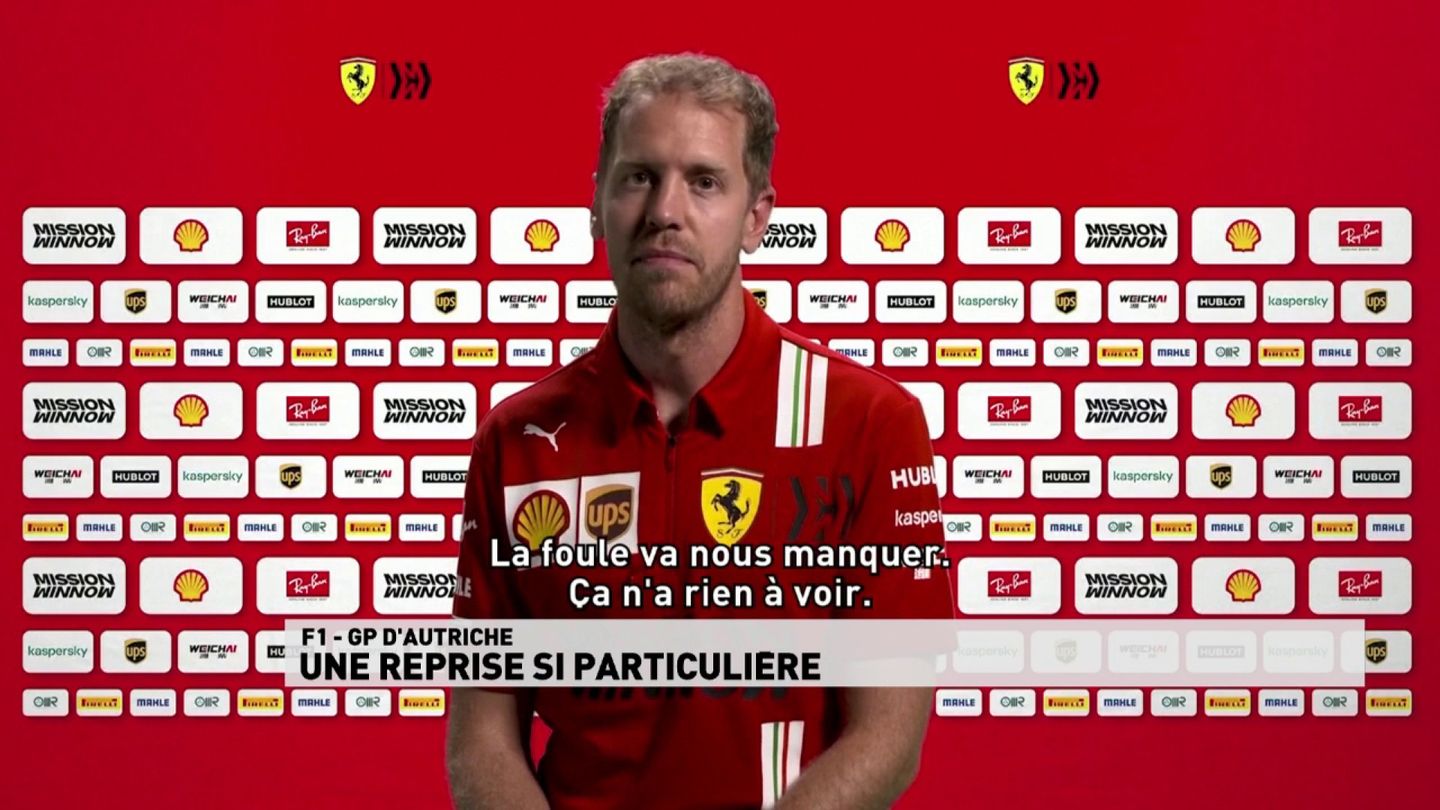 Sebastian Vettel : " La foule va nous manquer, ça n'a rie à voir"