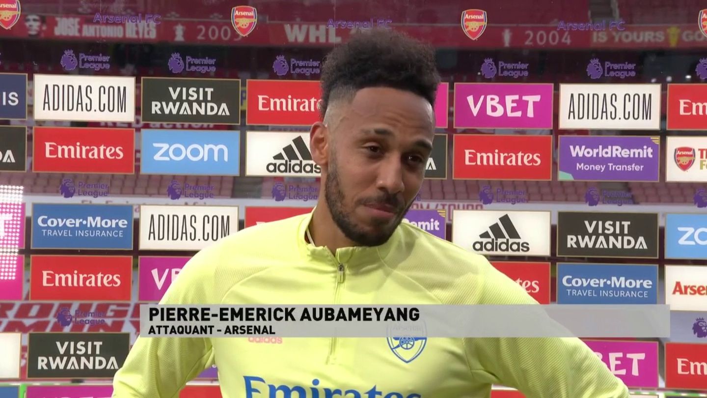 Pierre Emerick Aubameyang très heureux d'avoir inscrit 50 buts