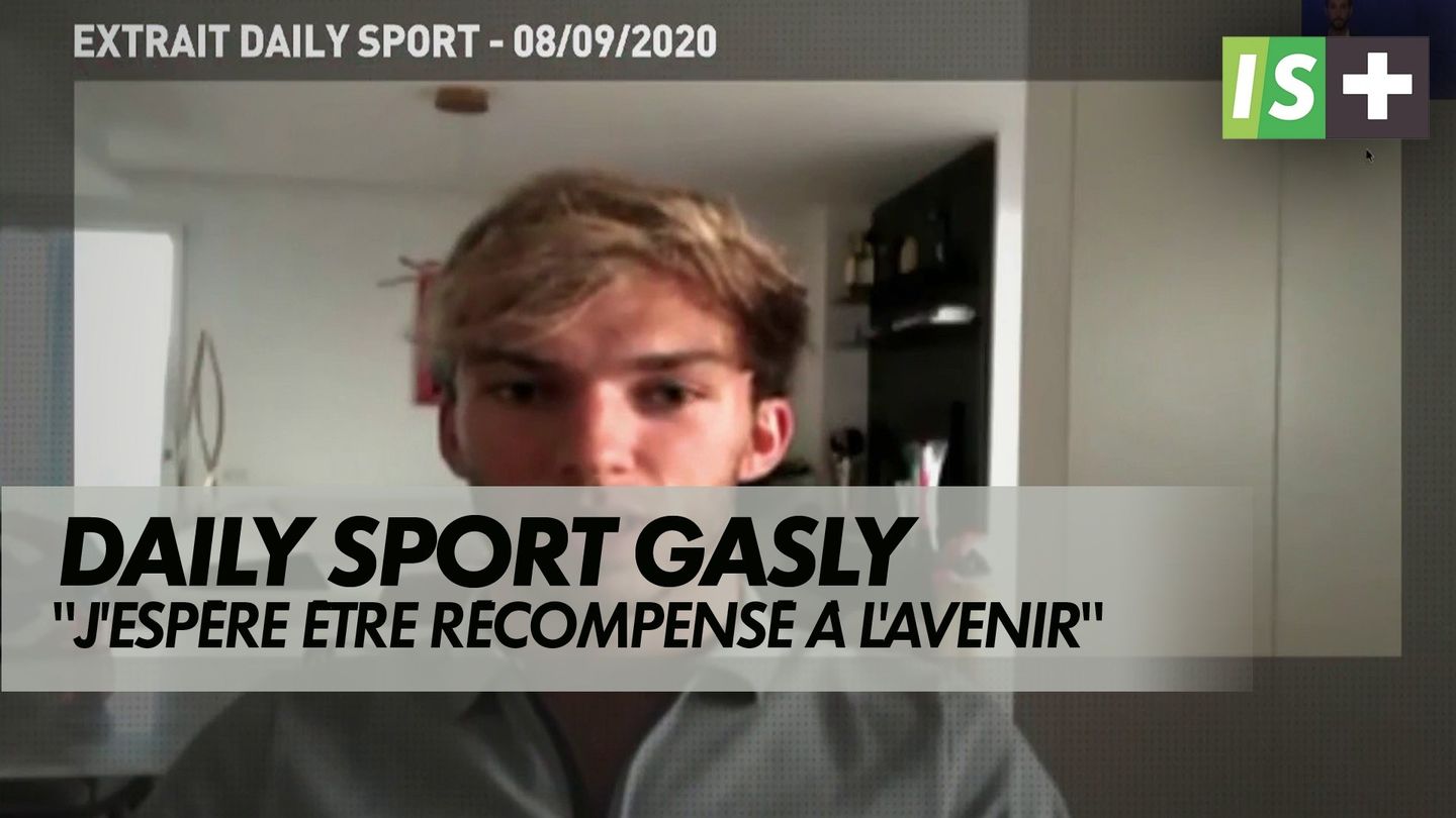 Pierre Gasly : "J'espère être récompensé à l'avenir"
