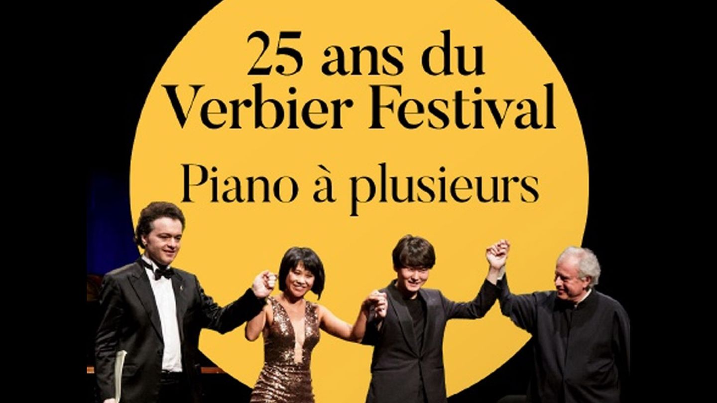 Piano à plusieurs pour les 25 ans du Verbier Festival !