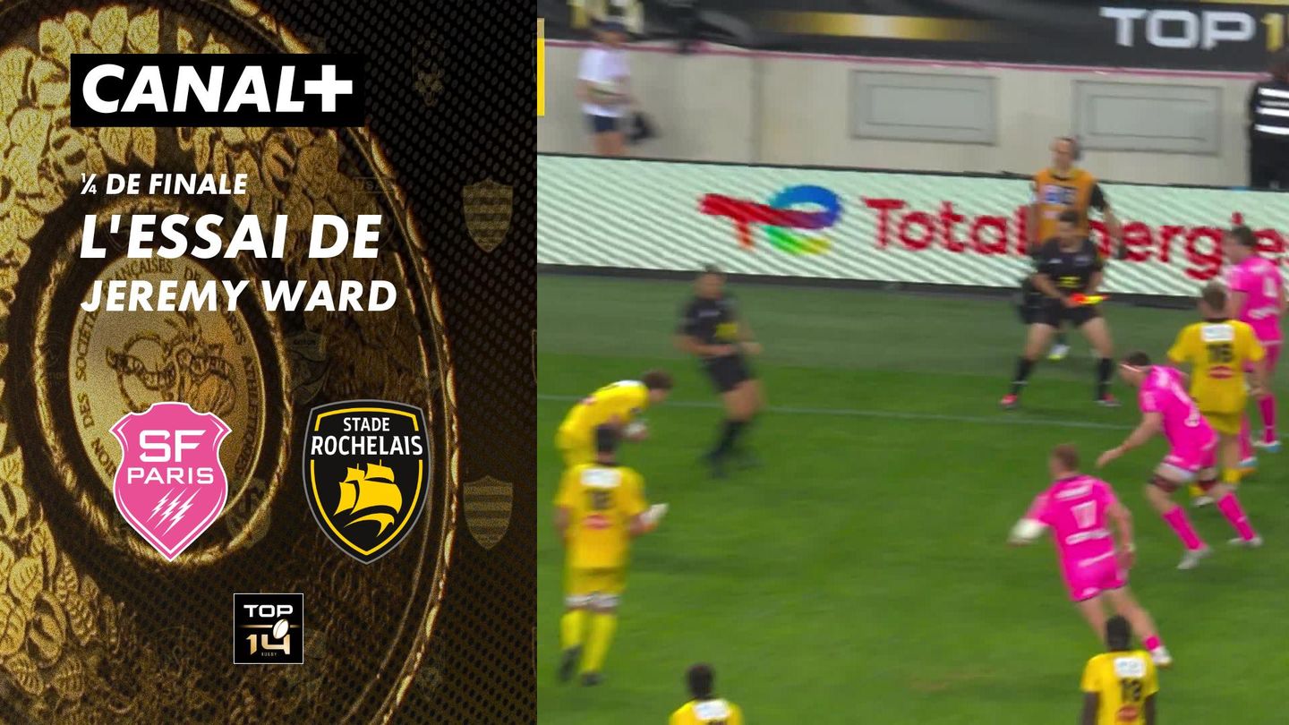 L'essai de Jeremy Ward contre La Rochelle