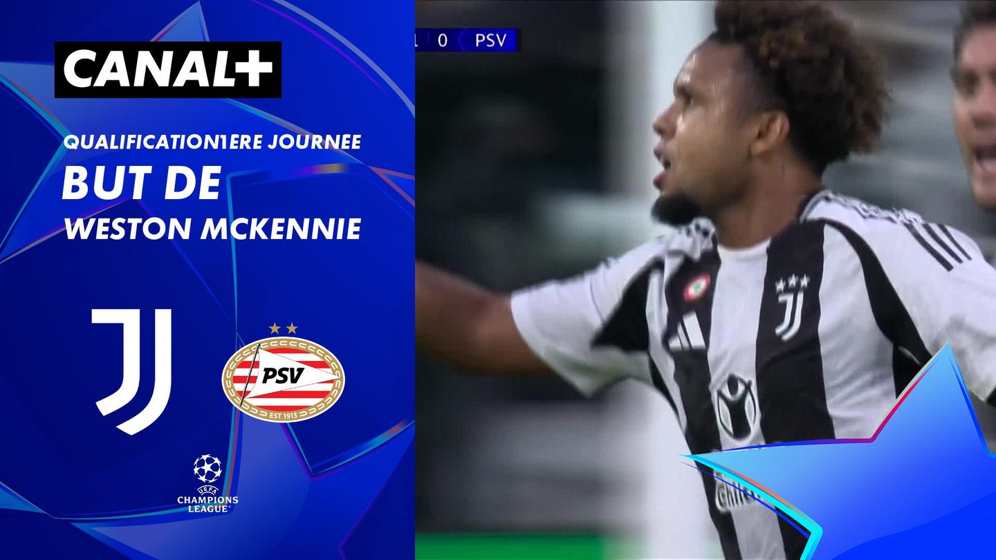 Le but de Weston McKennie contre PSV Eindhoven (27')