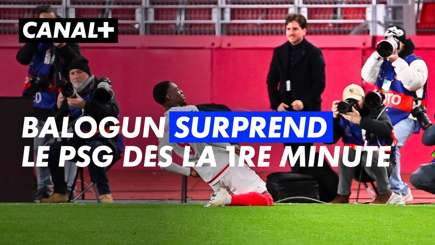 Balogun ouvre le score pour Monaco dans une surface parisienne bien vide