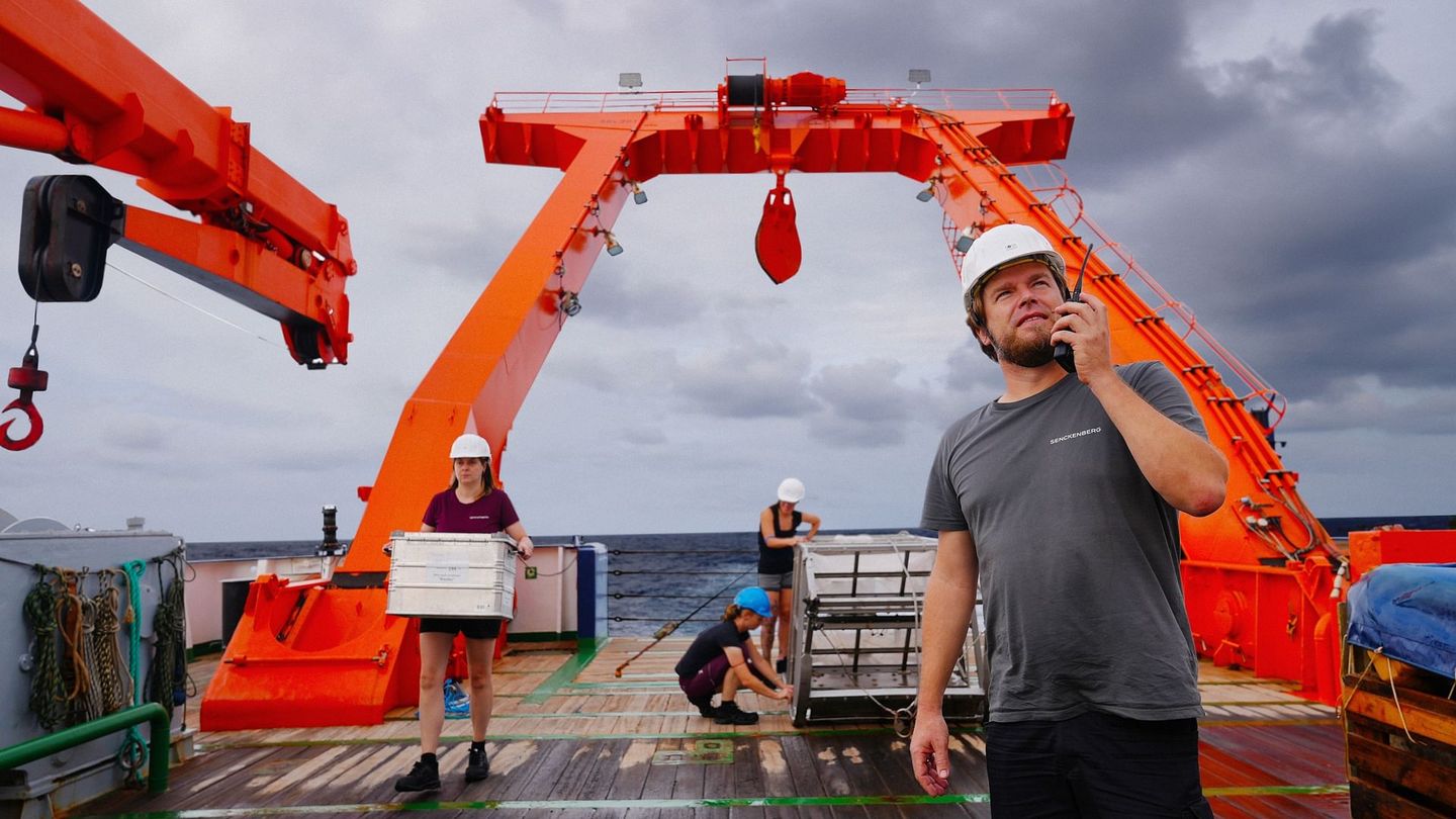 En mission scientifique dans l'Atlantique