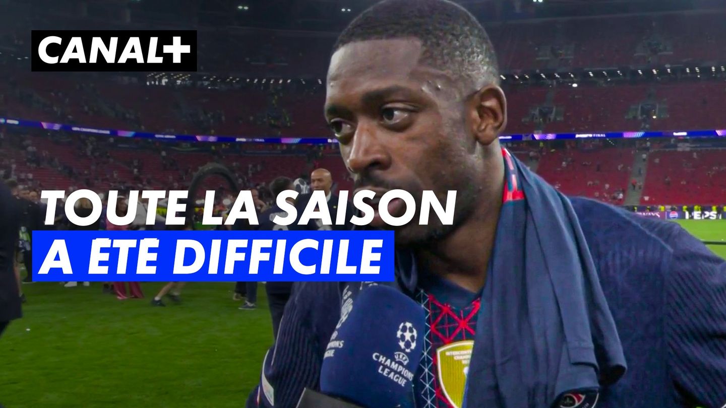 Ligue des champions : "Toute la saison a été difficile" selon Ousmane Dembélé