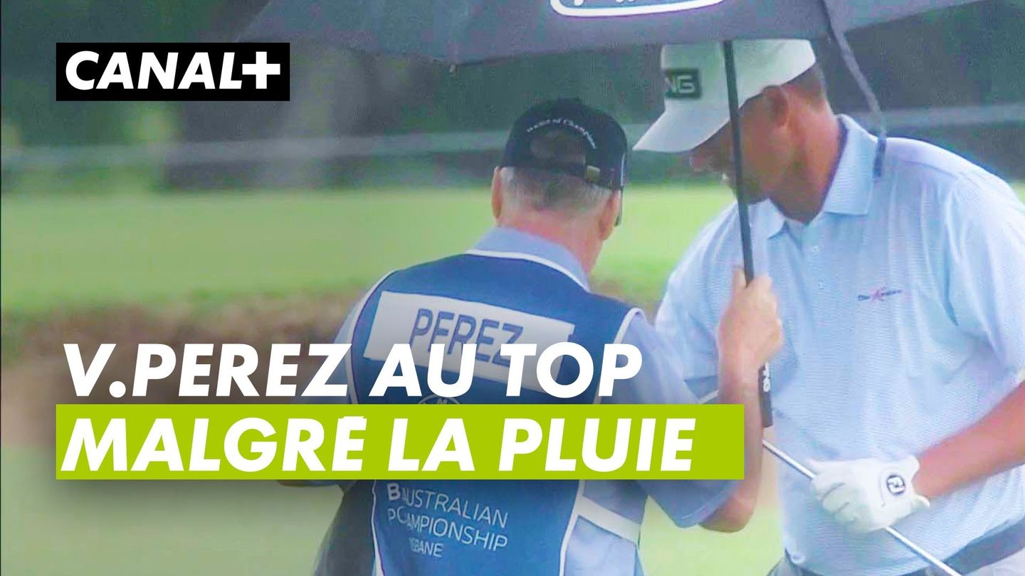 Victor Perez se positionne parfaitement lors de ce premier tour en haut du leaderboard