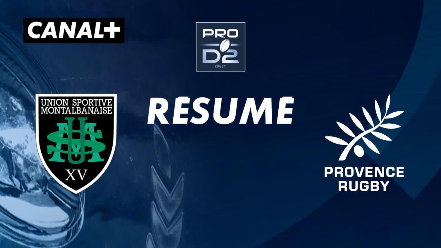 Le résumé de Montauban / Provence Rugby - PRO D2 - 22ème journée