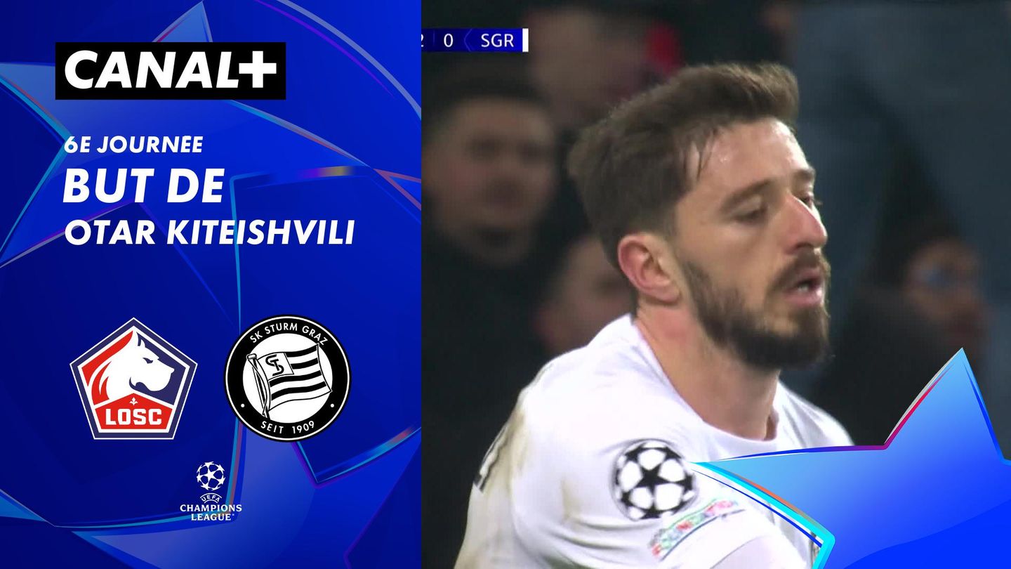Le but de Otar Kiteishvili contre Lille (49')