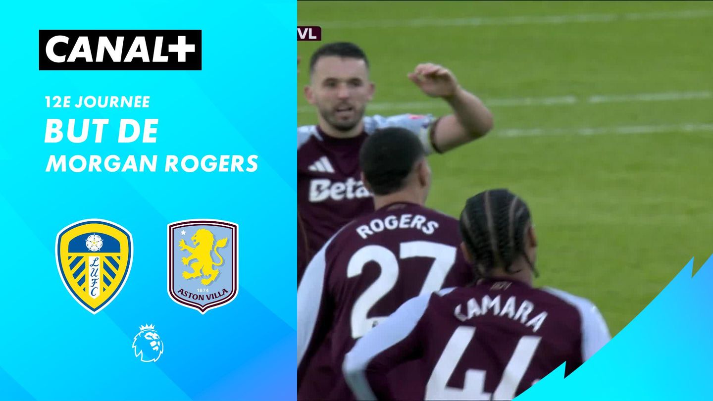 Le but de Morgan Rogers contre Leeds (48')