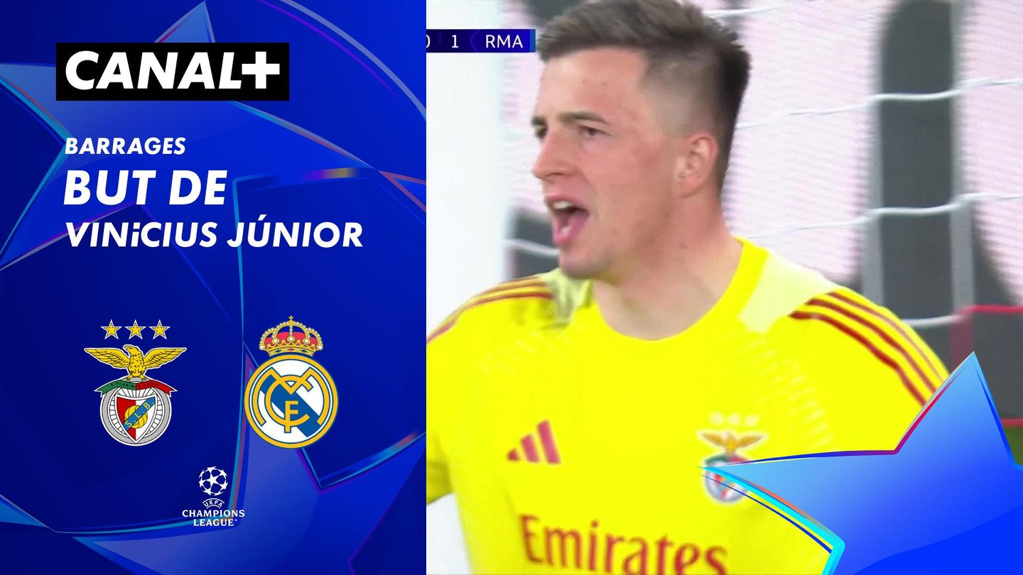Le but de Vinícius Júnior contre Benfica (50')