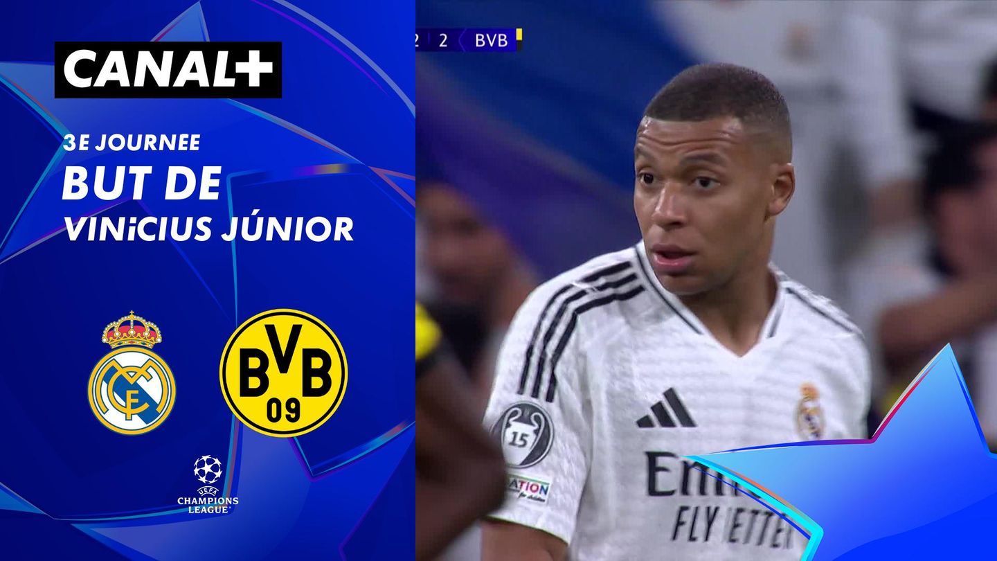 Le but de Vinícius Júnior contre Dortmund (62')