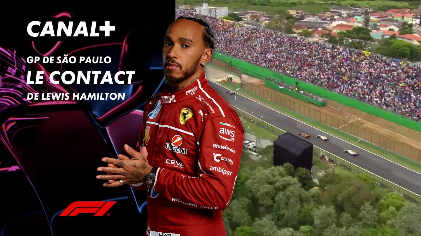 Le contact de Lewis Hamilton au Grand Prix de São Paulo- 1e tour
