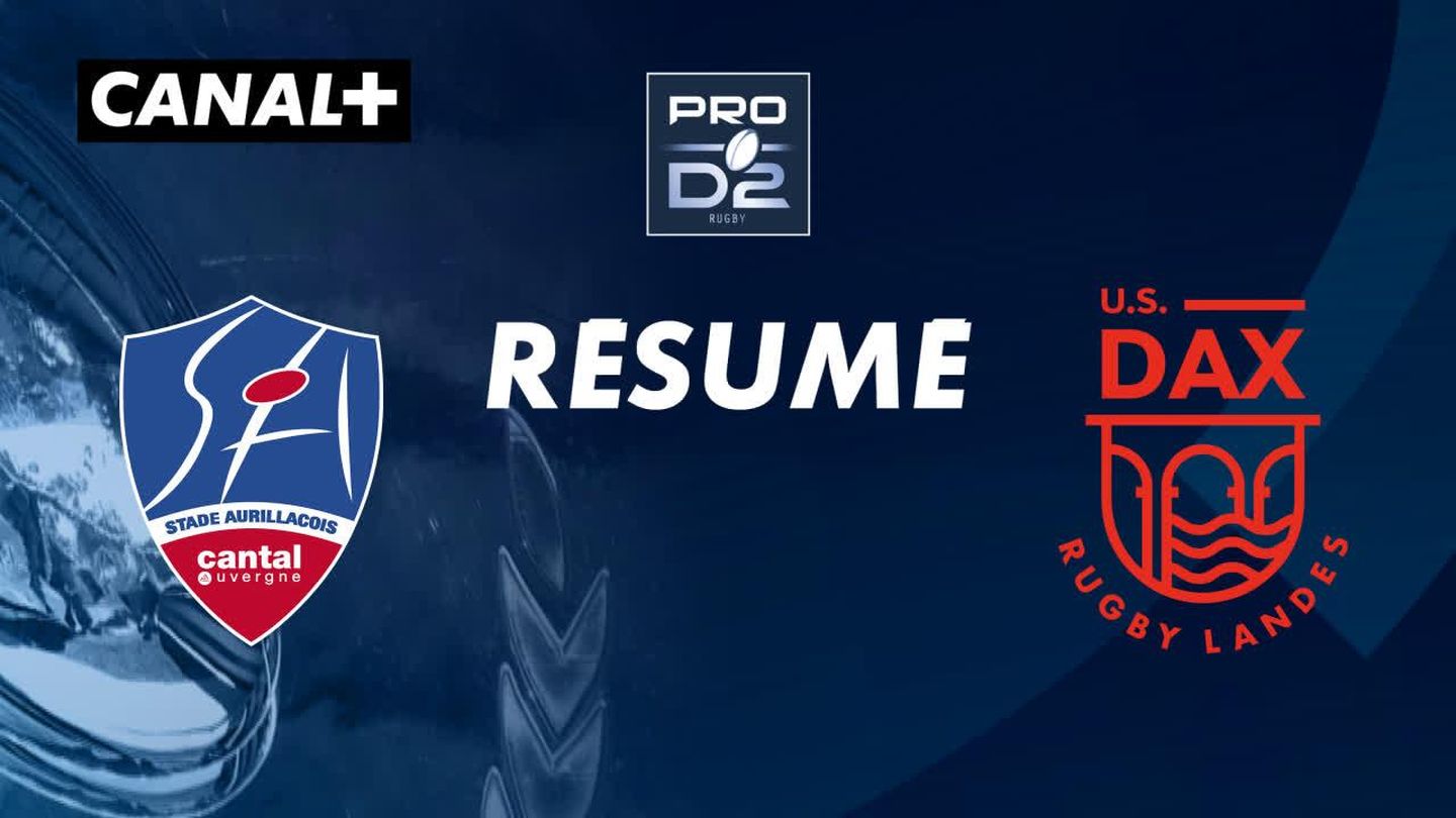 Le résumé de Aurillac / Dax