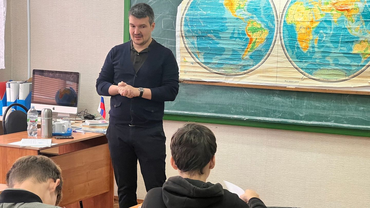 Un instituteur de village en Russie