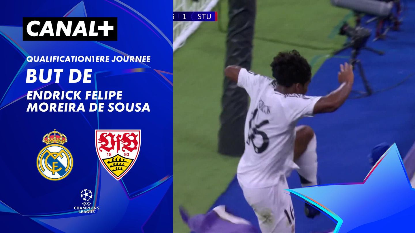 Le but de Endrick Felipe Moreira de Sousa contre Stuttgart (95')