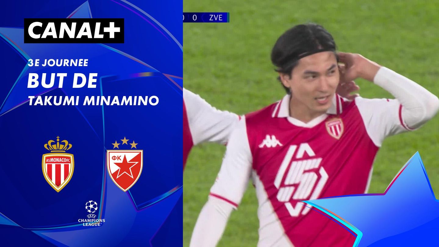 Le but de Takumi Minamino contre Etoile rouge de Belgrade (20')