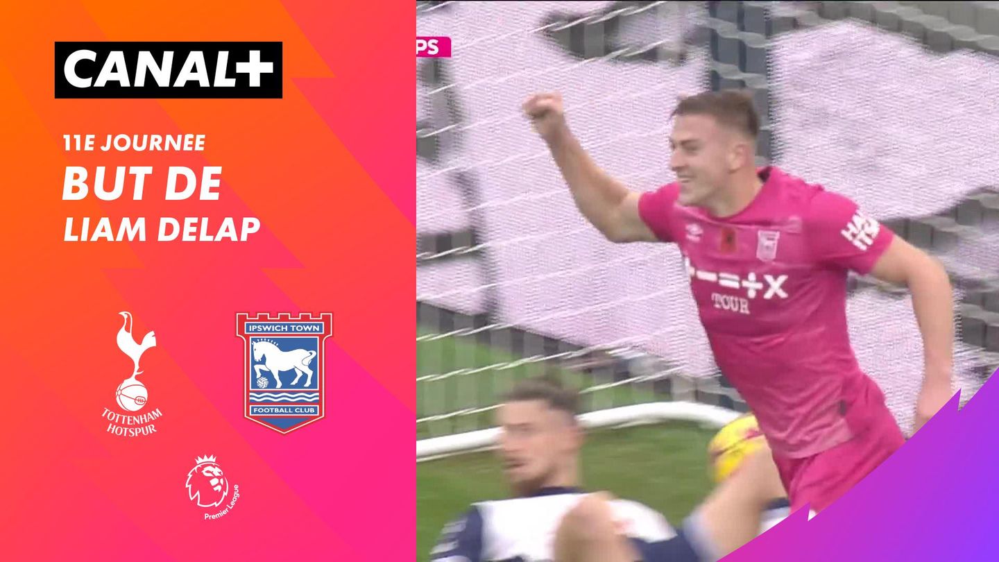 Le but de Liam Delap contre Tottenham (43')