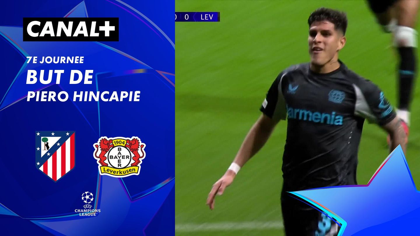 Le but de Piero Hincapié contre Atlético (46')