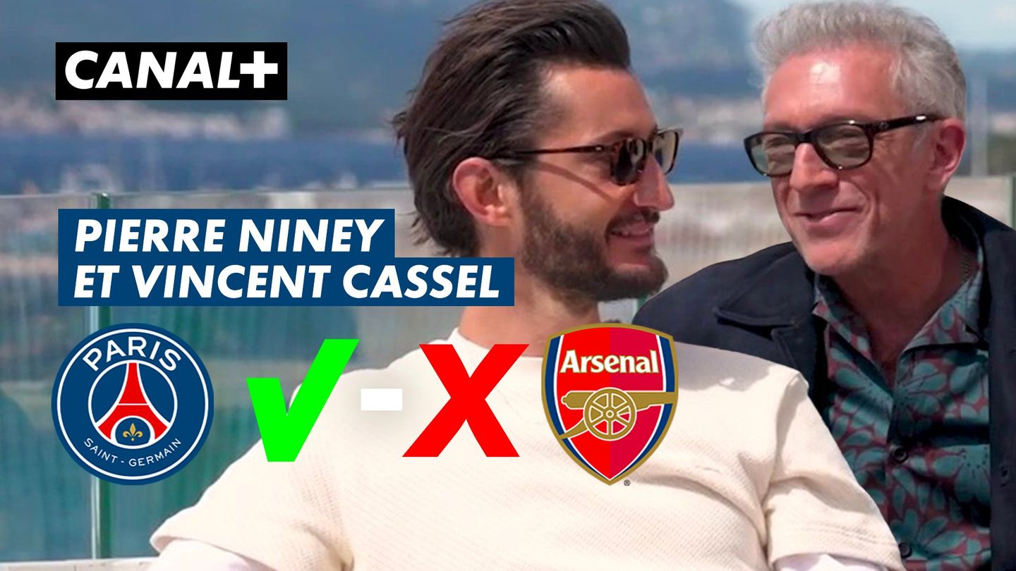 Le pronostic de Pierre Niney et Vincent Cassel pour la finale PSG - Arsenal