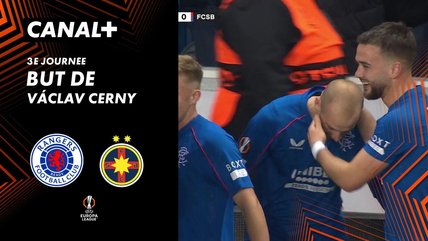 Le but de Václav Cerny contre Bucarest (31')