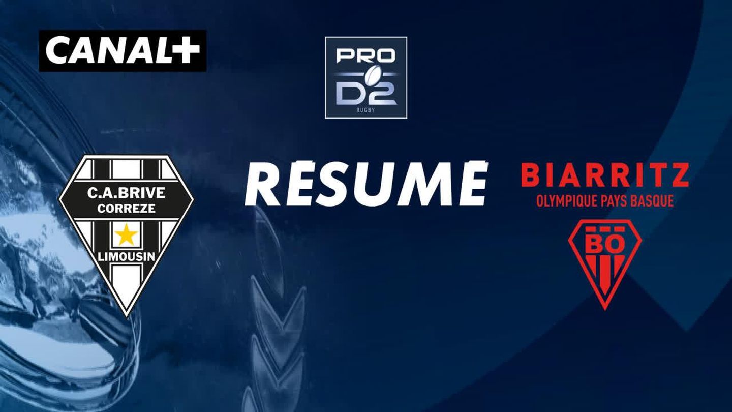 Le résumé de Brive / Biarritz