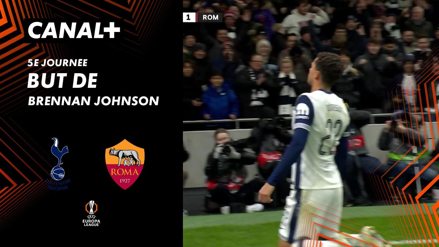 Le but de Brennan Johnson contre AS Rome (33')