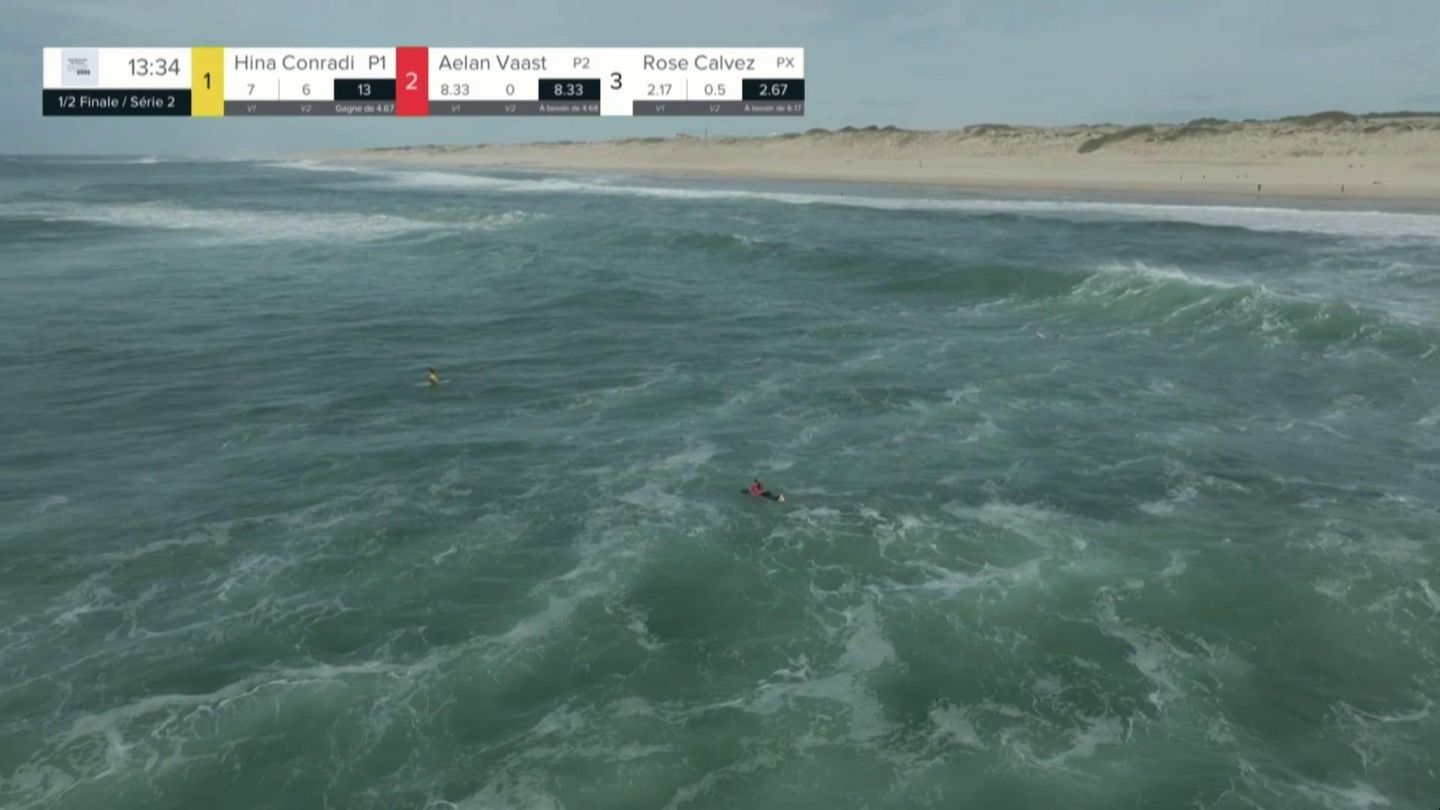 Les finales du shortboard Hommes et Femmes