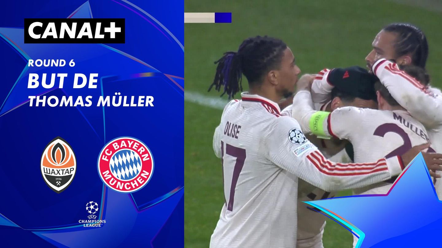 Le but de Thomas Müller contre Shakhtar Donetsk (45')