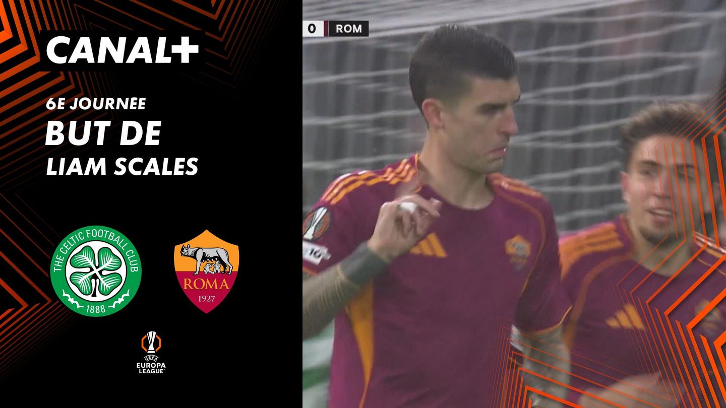Le but CSC de Liam Scales contre AS Rome (6')
