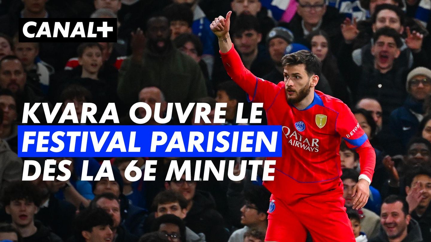 Titularisé, Kvaratskhelia ouvre le score pour le PSG dès la 6e minute