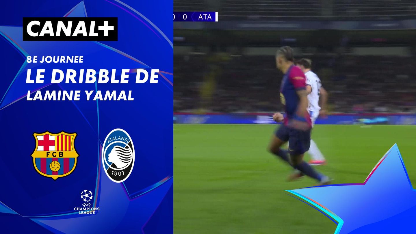 Le dribble de Lamine Yamal contre Atalanta (47') en streaming direct et
