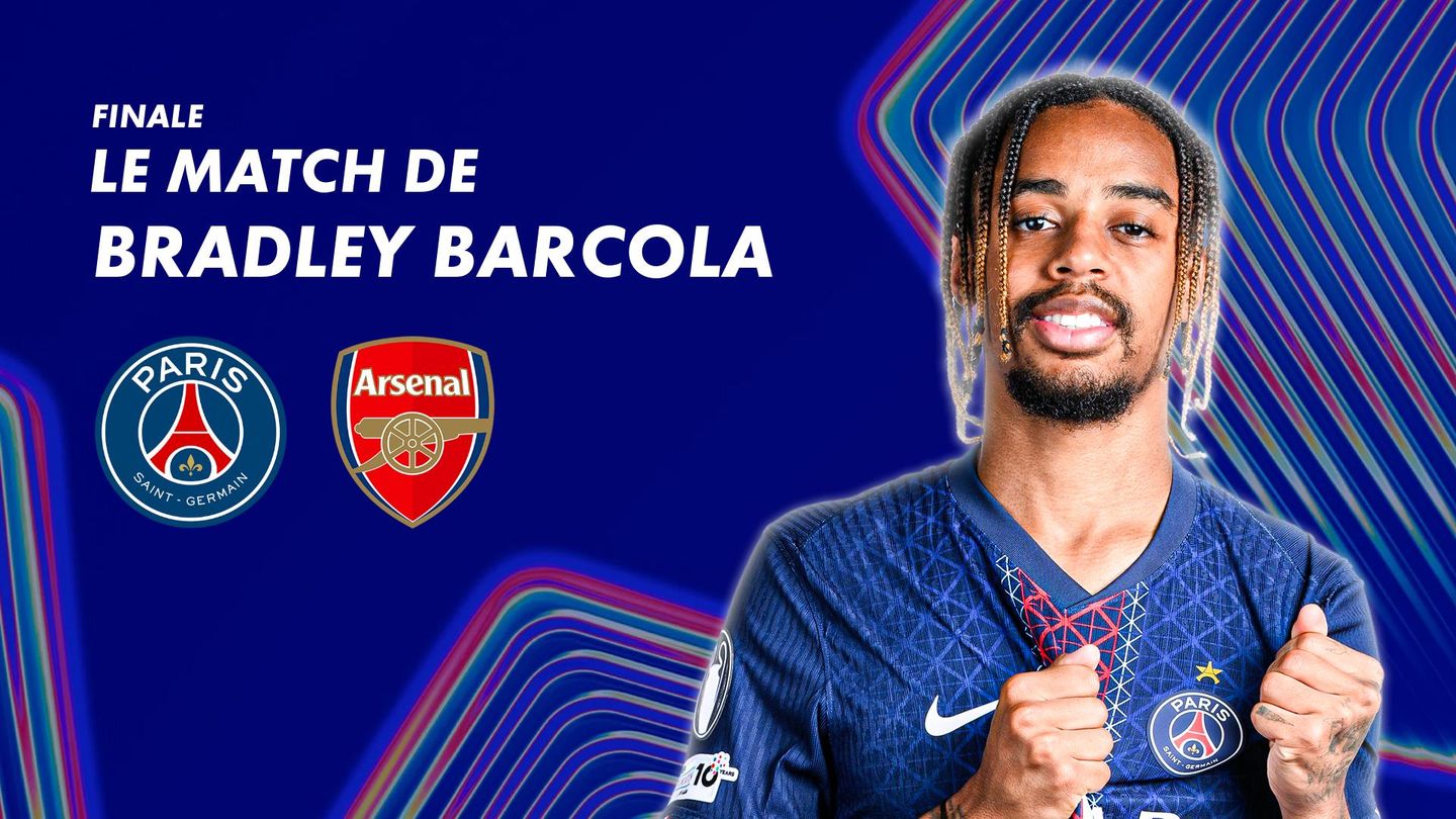 Focus sur le match de Bradley Barcola contre Arsenal
