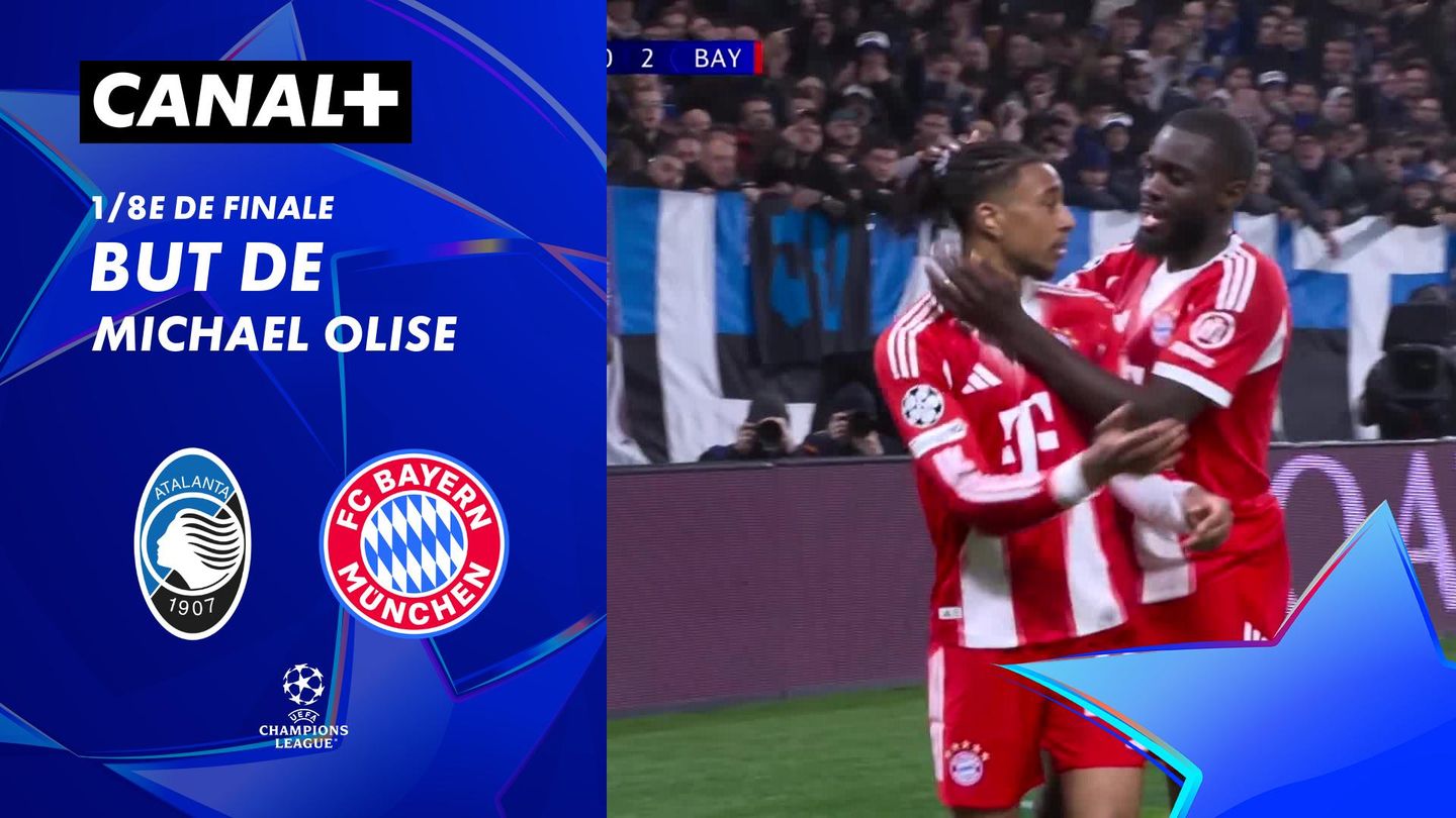 Le but de Michael Olise contre Atalanta (22')