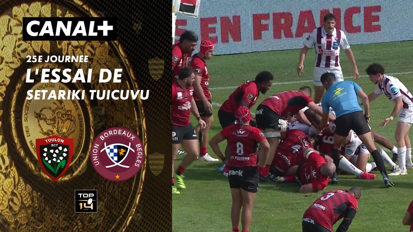 L'essai de Setariki Tuicuvu contre Bordeaux-Bègles
